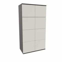 Meuble de rangement Epure - 8 casiers - fermeture à clé - clé passe partout non fournie