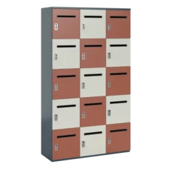Meuble de rangement FrameOne II - 15 casiers courrier - fermeture à codes - clé passe partout non fournie