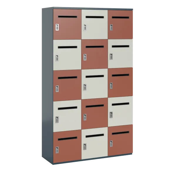 Meuble de rangement FrameOne II - 15 casiers courrier - fermeture à codes - clé passe partout non fournie