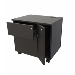 Meuble de rangement informatique Amphitéo - h. 58 x l. 61 cm - sur roulettes