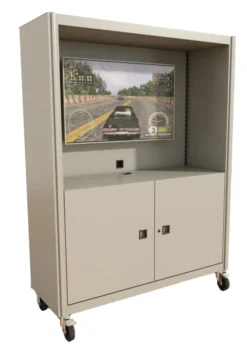 Meuble pour jeu vidéo Nova - sur roulettes - métal