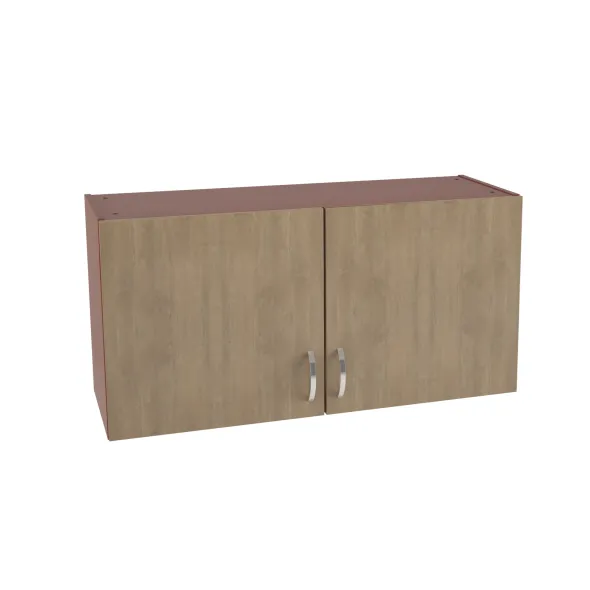 Meuble à suspendre - Lagune - l. 120 x h. 60 x pr. 40 cm - 2 portes - à fixer
