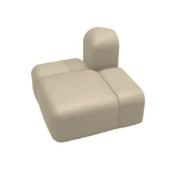 Module Bob - angle avec dossier - l. 87 x pr. 87 cm - tissu