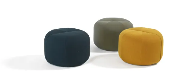 Module Bob - sans dossier - Ø 57 cm - textile enduit
