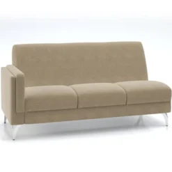 Module 3 places pour canapé modulaire Karnak - microfibre piétement chrome