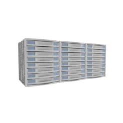 Module pour armoire Etic - pour armoire l. 120 x pr. 43 cm - 24 tiroirs h. 5 cm