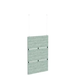 Panneau acoustique suspendu vertical Swell - rectangulaire - l. 116 x h. 179 x ép. 1,2 cm