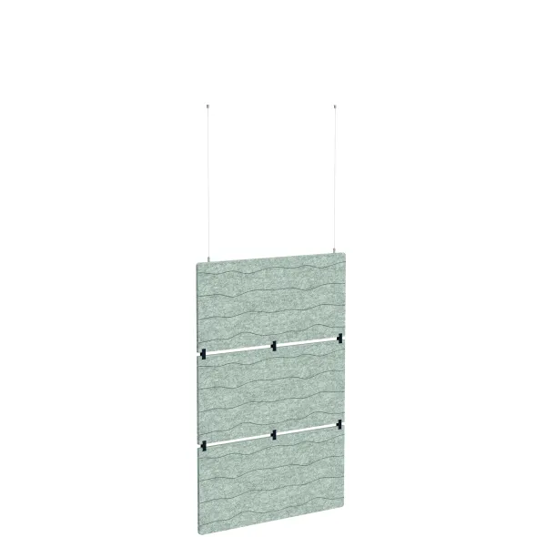 Panneau acoustique suspendu vertical Swell - rectangulaire - l. 116 x h. 179 x ép. 1,2 cm