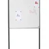 Panneau d'affichage sur pied - 2 faces émaillées - cadre anodisé - 15 formats A4
