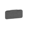 Panneau de façade feutre gris foncé pour table Single