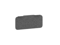 Panneau de façade feutre gris foncé pour table Single
