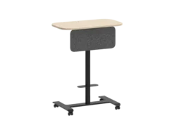 Panneau de façade feutre gris foncé pour table Single