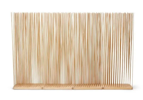 Paravent Sticks - h. 120 cm - socle bois clair