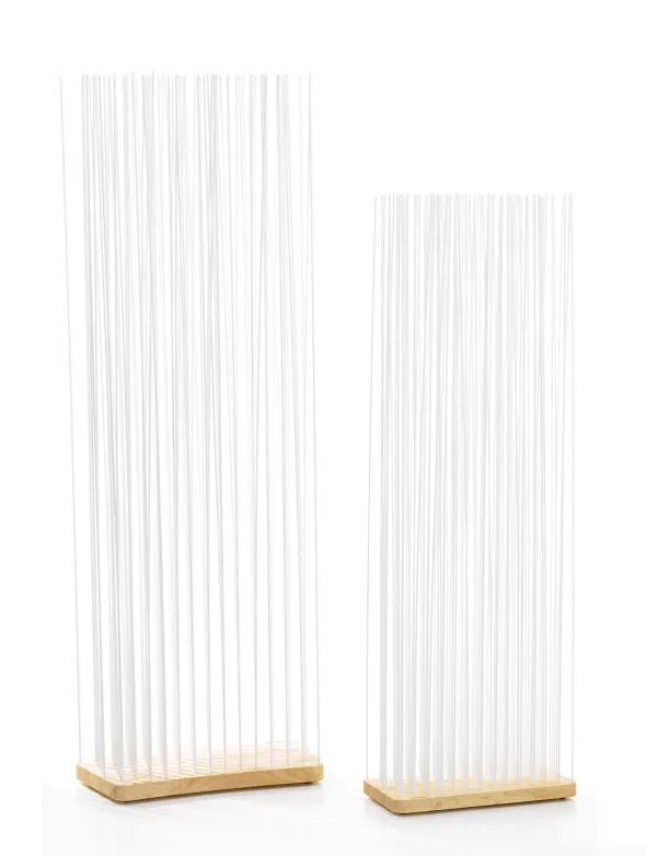 Paravent Sticks - h. 180 cm - socle bois clair