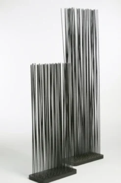 Paravent Sticks - h. 120 cm - socle caoutchouc noir