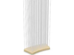 Paravent Sticks - h. 150 cm - socle courbe bois clair