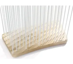 Paravent Sticks - h. 150 cm - socle courbe bois clair