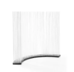 Paravent Sticks - h. 150 cm - socle courbe caoutchouc noir