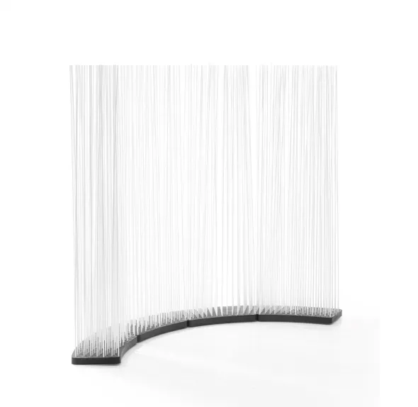 Paravent Sticks - h. 150 cm - socle courbe caoutchouc noir