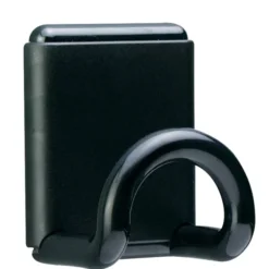 Patère murale magnétique Fil - ABS noir Carton UVC 8 x 10 x 6 cm -