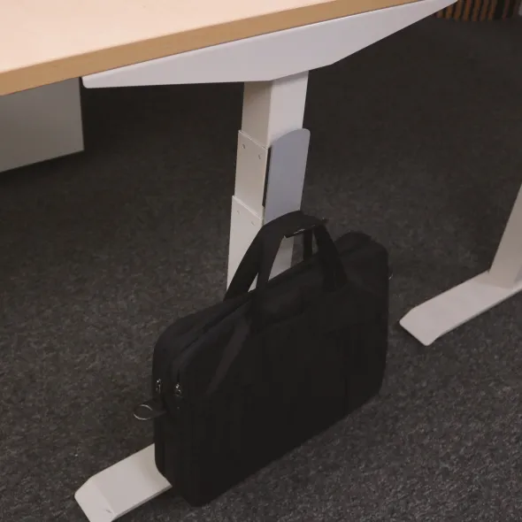 Patère murale magnétique Steely - 1 patère acier et PVC