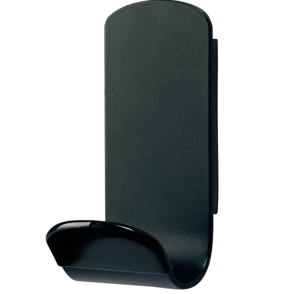 Patère murale magnétique Steely - 1 patère acier et PVC