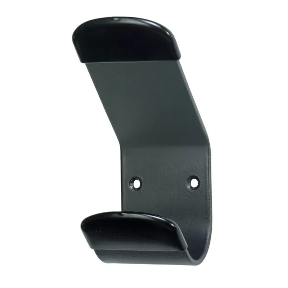 Patère murale Steely - 1 patère acier et PVC