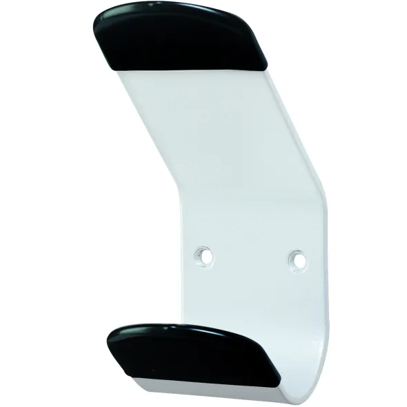 Patère murale Steely - 1 patère acier et PVC