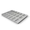 Plateau compartimenté 18 cases - 7,5 x 4,9 cm pour tiroir h. 3 cm