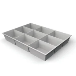 Plateau compartimenté 9 cases - 7,2 x 10 cm pour tiroir h. 6 cm