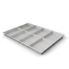 Plateau compartimenté 8 cases - 11,5 x 7,6 cm pour tiroir h. 3 cm