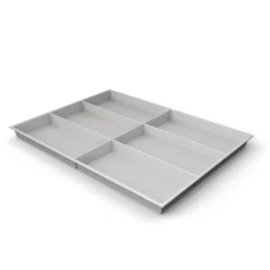 Plateau compartimenté 6 cases - 7,5 x 15,8 cm pour tiroir h. 3 cm