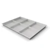 Plateau compartimenté 6 cases - 11,5 x 10,3 cm pour tiroir h. 3 cm