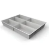 Plateau compartimenté 6 cases - 7,2 x 15,4 cm pour tiroir h. 6 cm