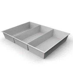 Plateau compartimenté 3 cases - 23,1 x 10 cm pour tiroir h. 6 cm