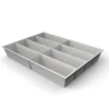 Plateau compartimenté 8 cases - 5,2 x 15,4 cm pour tiroir h. 6 cm