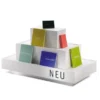 Podium d'exposition Wow - l. 160 x h. 90 x pr. 80 cm - sur roulettes