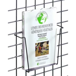 Porte-brochures fil - l. 21,5 cm