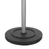 Portemanteau sur socle Accueil - fût gris - 8 patères ABS - avec porte-parapluie