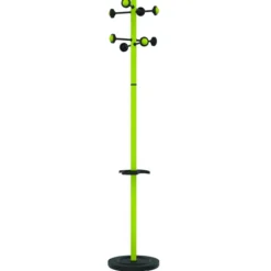 Portemanteau sur socle Accueil - 8 patères ABS - avec porte-parapluie