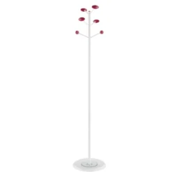 Portemanteau sur socle Aloès - 6 patères bois
