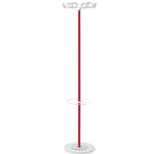 Portemanteau sur socle Kobé - 6 patères ABS - avec porte-parapluie