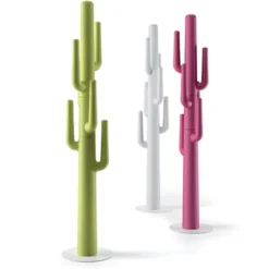 Portemanteau sur socle Lapsus - 6 patères polyéthylène