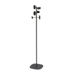 Portemanteau sur socle Sherwood - 6 patères bois