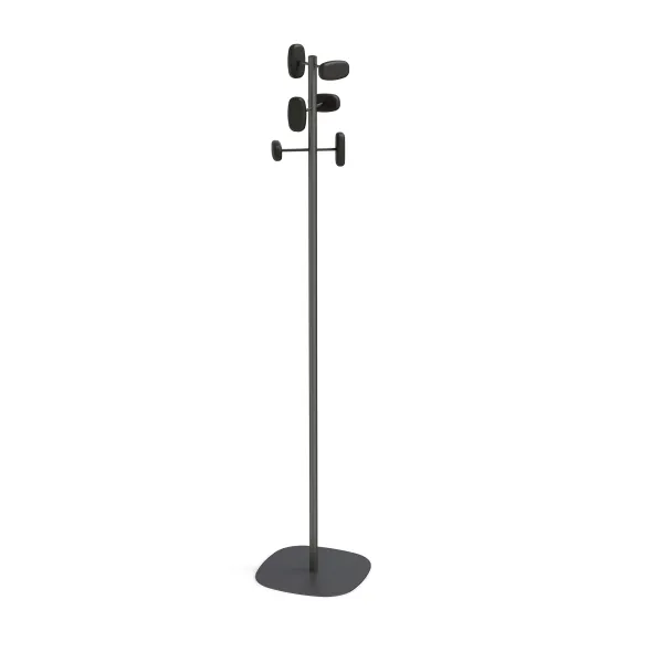 Portemanteau sur socle Sherwood - 6 patères bois