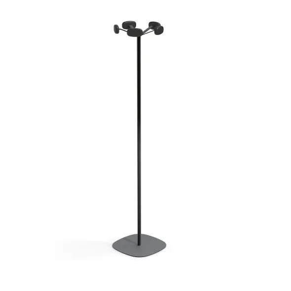 Portemanteau sur socle Sherwood - 5 patères bois