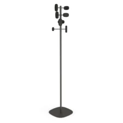 Portemanteau sur socle Sherwood - 8 patères bois