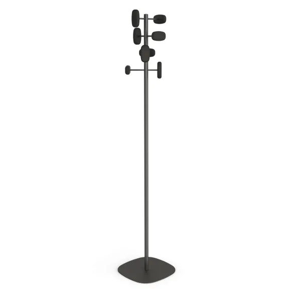 Portemanteau sur socle Sherwood - 8 patères bois