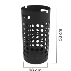 Porte-parapluie Slim - polypropylène - noir
