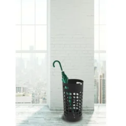Porte-parapluie Slim - polypropylène - noir